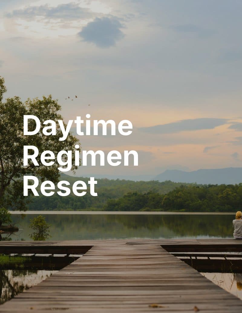 Cover of the Firebrand Daytime Regimen Reset PDF